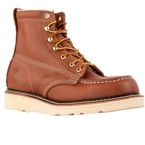 Herman Survivors Pro Men's Soft Toe Leather Backhaul Work Boots Sz 7  Brown  NWT